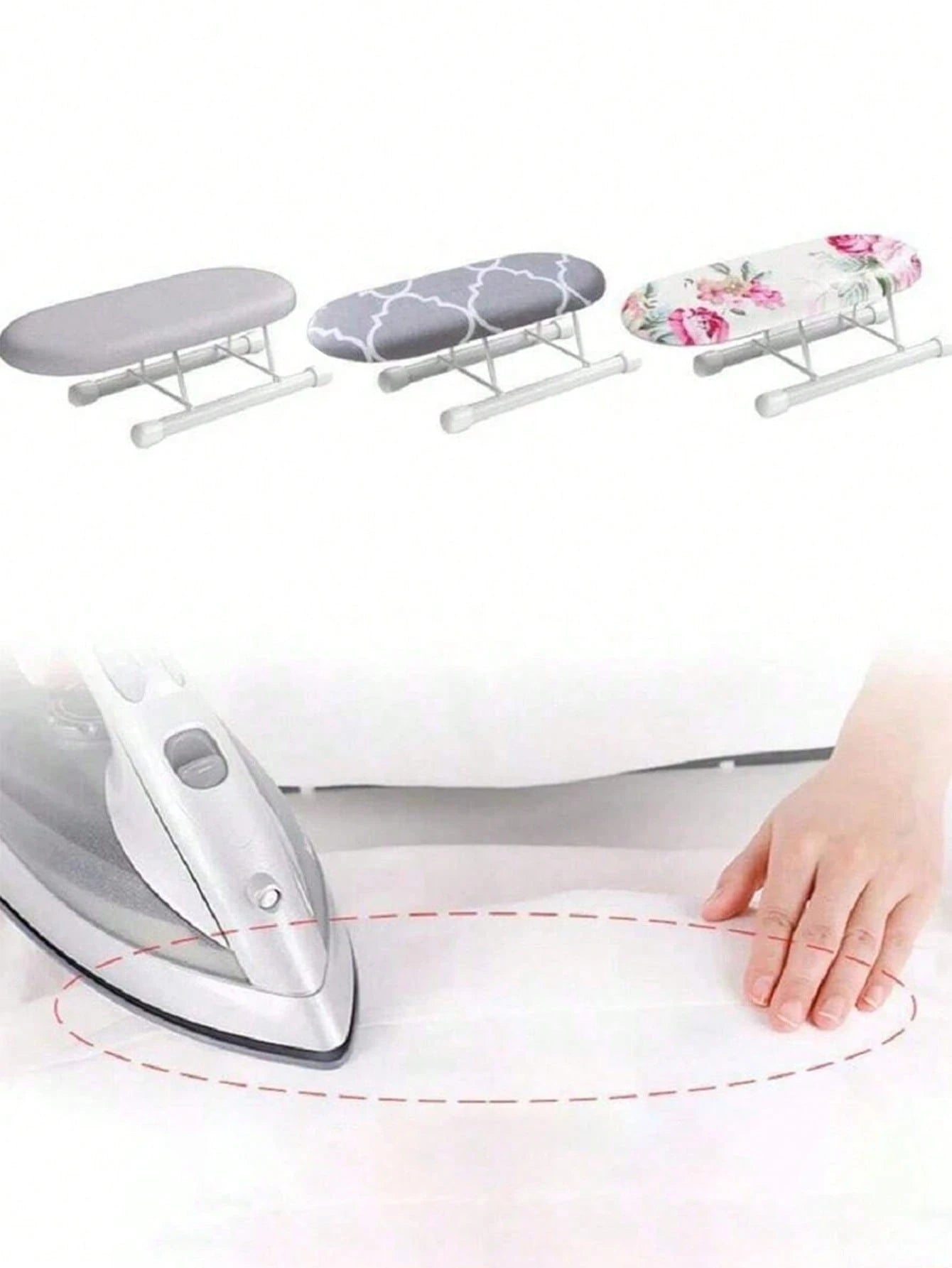1pc Mini Ironing Board With Folding Legs,Suitable For Collar And Cuffs,Mini Ironing Board, Other Sewing Tools & Accessories, Portable Household Clothes Ironing Rack, Home Supplies Heat Resistant Ironi