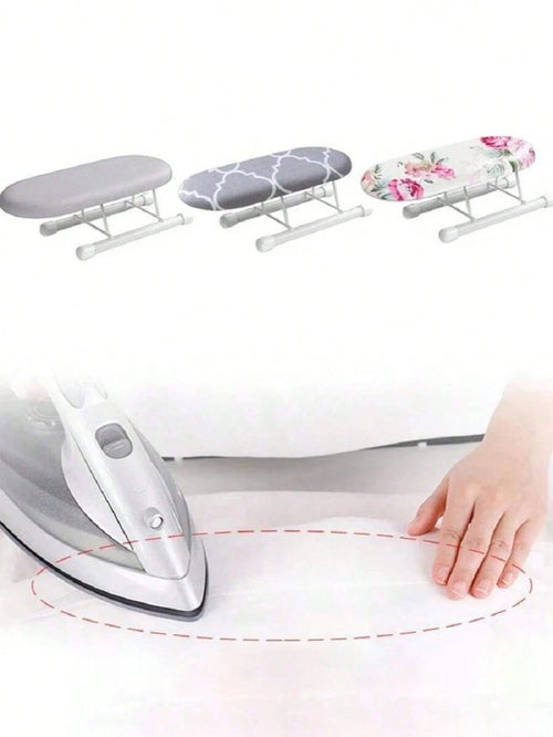 1pc Mini Ironing Board With Folding Legs,Suitable For Collar And Cuffs,Mini Ironing Board, Other Sewing Tools & Accessories, Portable Household Clothes Ironing Rack, Home Supplies Heat Resistant Ironi