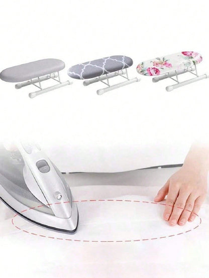1pc Mini Ironing Board With Folding Legs,Suitable For Collar And Cuffs,Mini Ironing Board, Other Sewing Tools & Accessories, Portable Household Clothes Ironing Rack, Home Supplies Heat Resistant Ironi