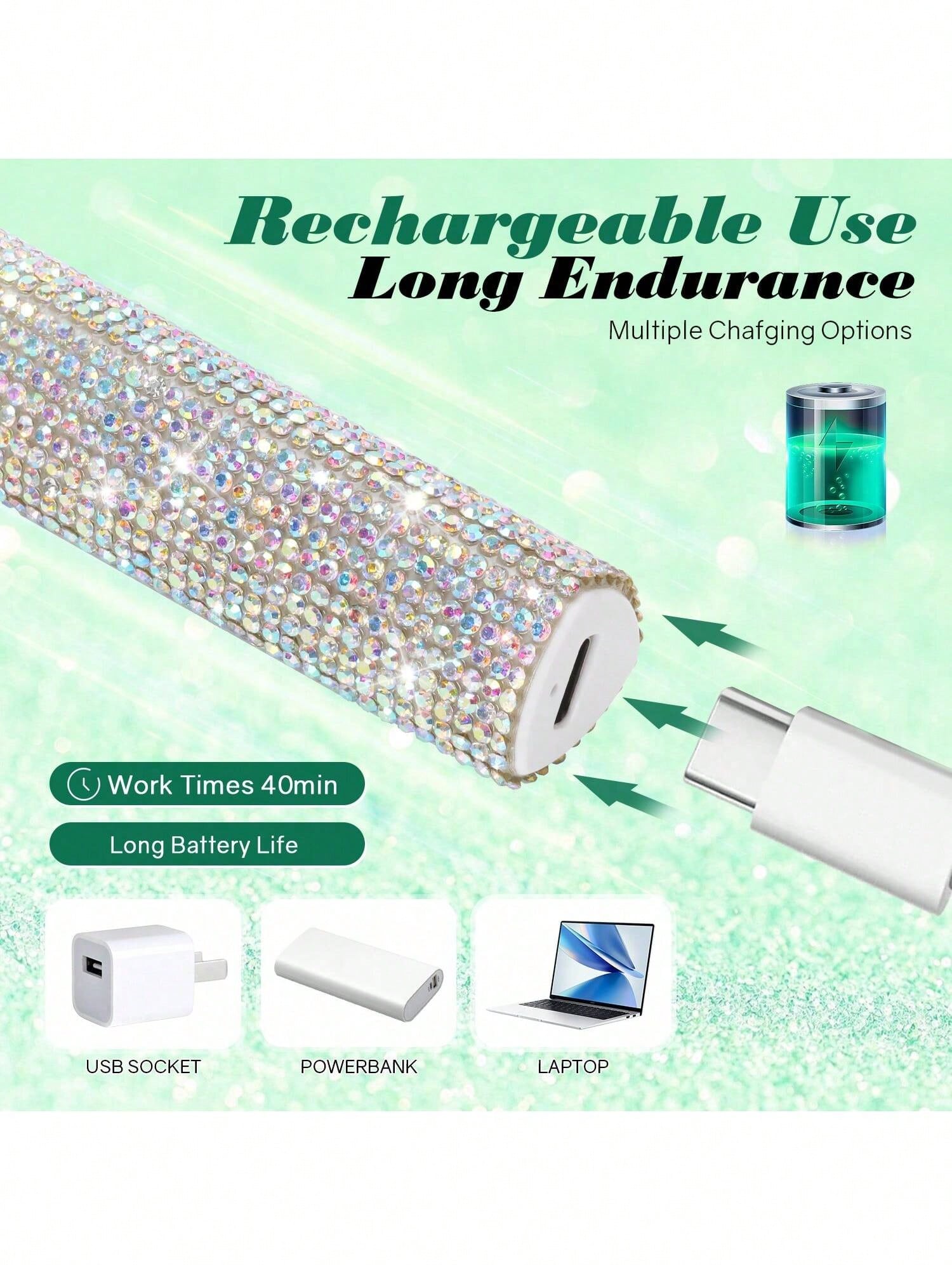 1pc Mini UV LED Nail Lamp, Portable, Suitable For Nail Polish Gel, Fast Drying, Rechargeable Curing UV Light With LED Display, Manicure Tool