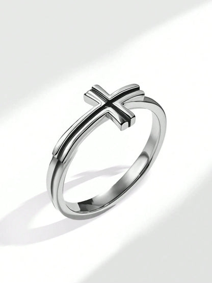 1pc Minimalist & Unique 925 Sterling Silver "Texas Love" Ring, Exquisite Jewelry Gift For Women