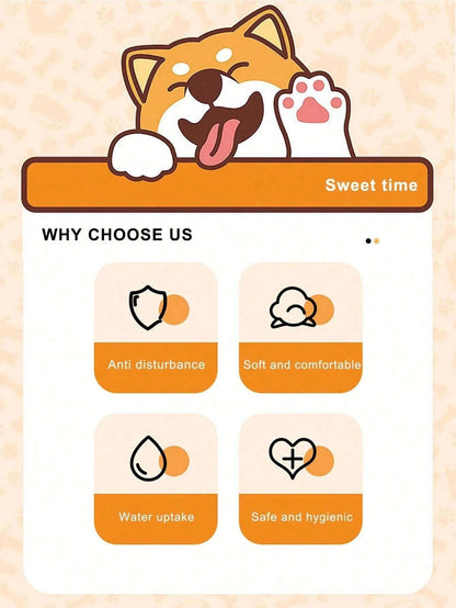 1PC Pet Physiological Pants Dog Diaper Underwear Reusable Washable Female Dog Period Pants Soft Breathable Sanitary Panties Adjustable Belly Band For Small Medium Dogs Heat Season Care Comfortable Pet