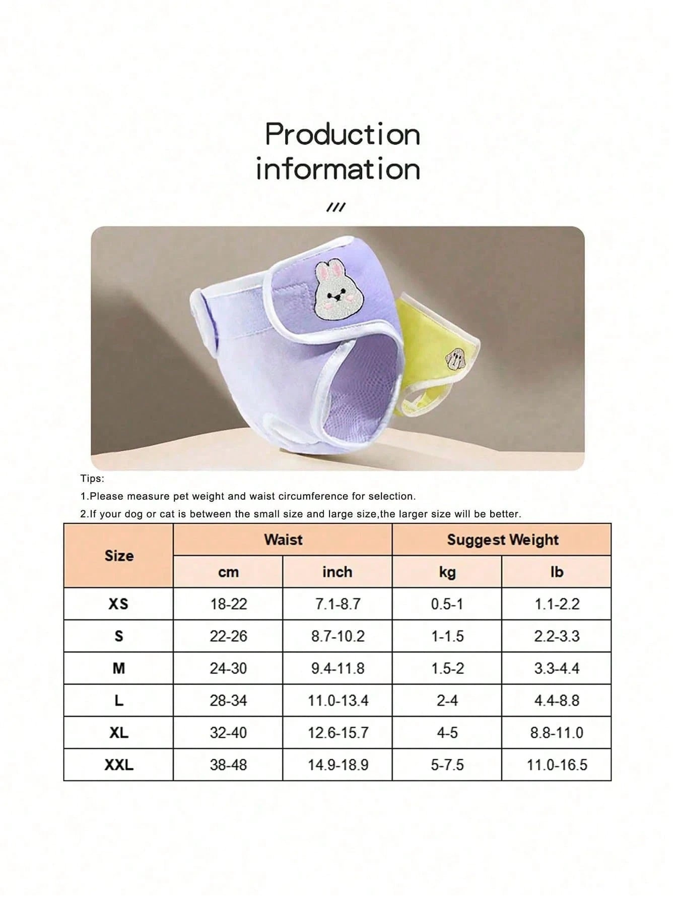 1PC Pet Physiological Pants Dog Diaper Underwear Reusable Washable Female Dog Period Pants Soft Breathable Sanitary Panties Adjustable Belly Band For Small Medium Dogs Heat Season Care Comfortable Pet