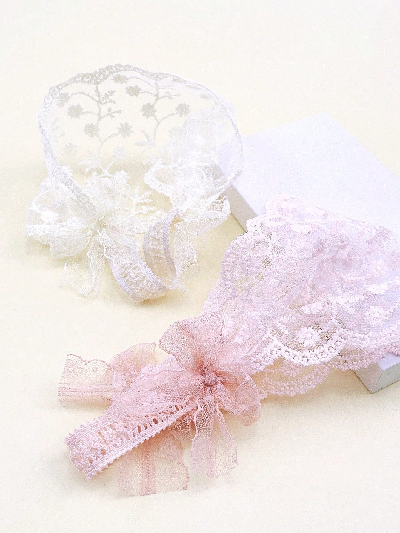 1pc Princess Lace Headband, Vintage Style Wide-Brim Baby Headband For Daily Wear And Photo Shoot