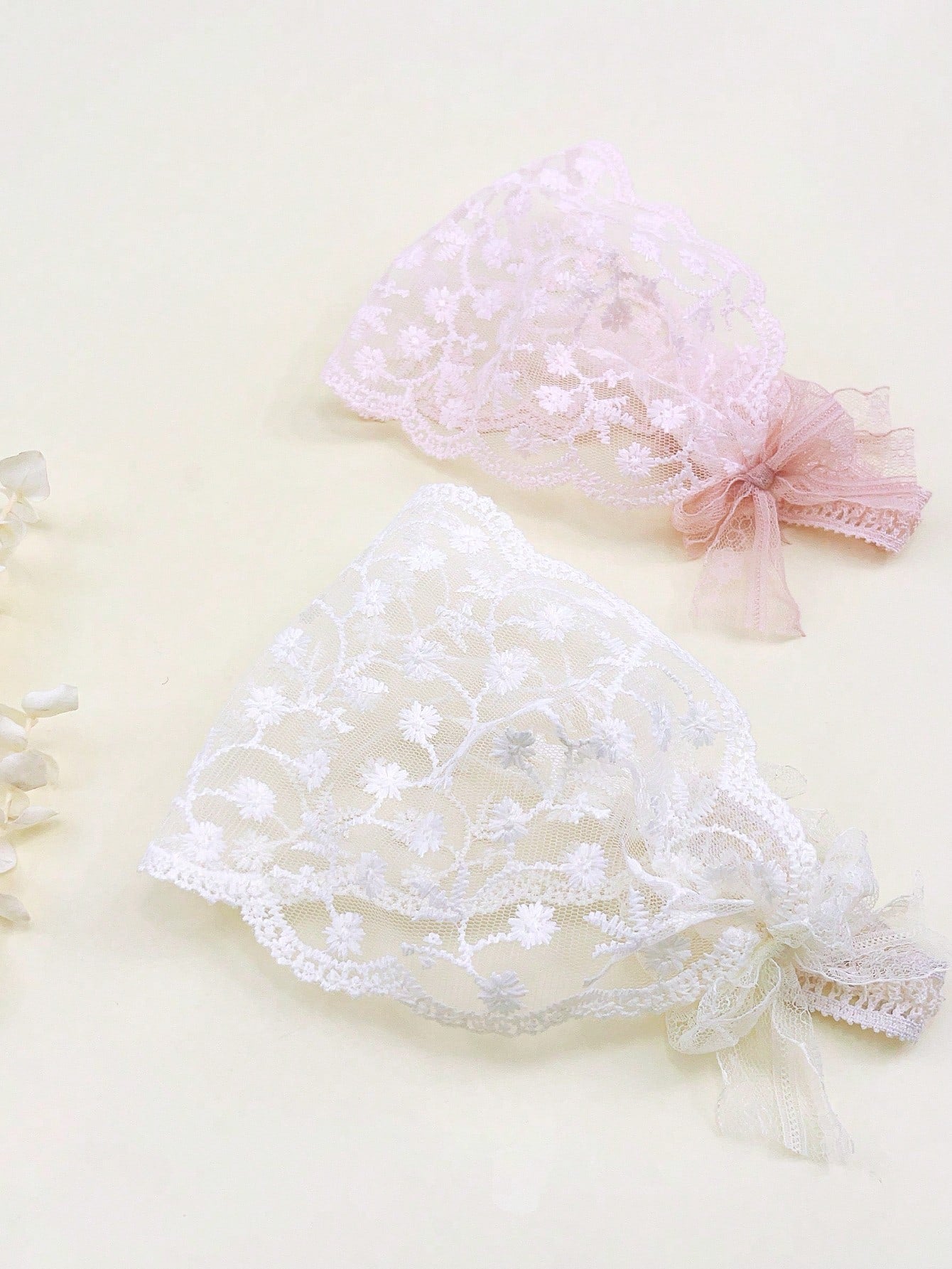 1pc Princess Lace Headband, Vintage Style Wide-Brim Baby Headband For Daily Wear And Photo Shoot
