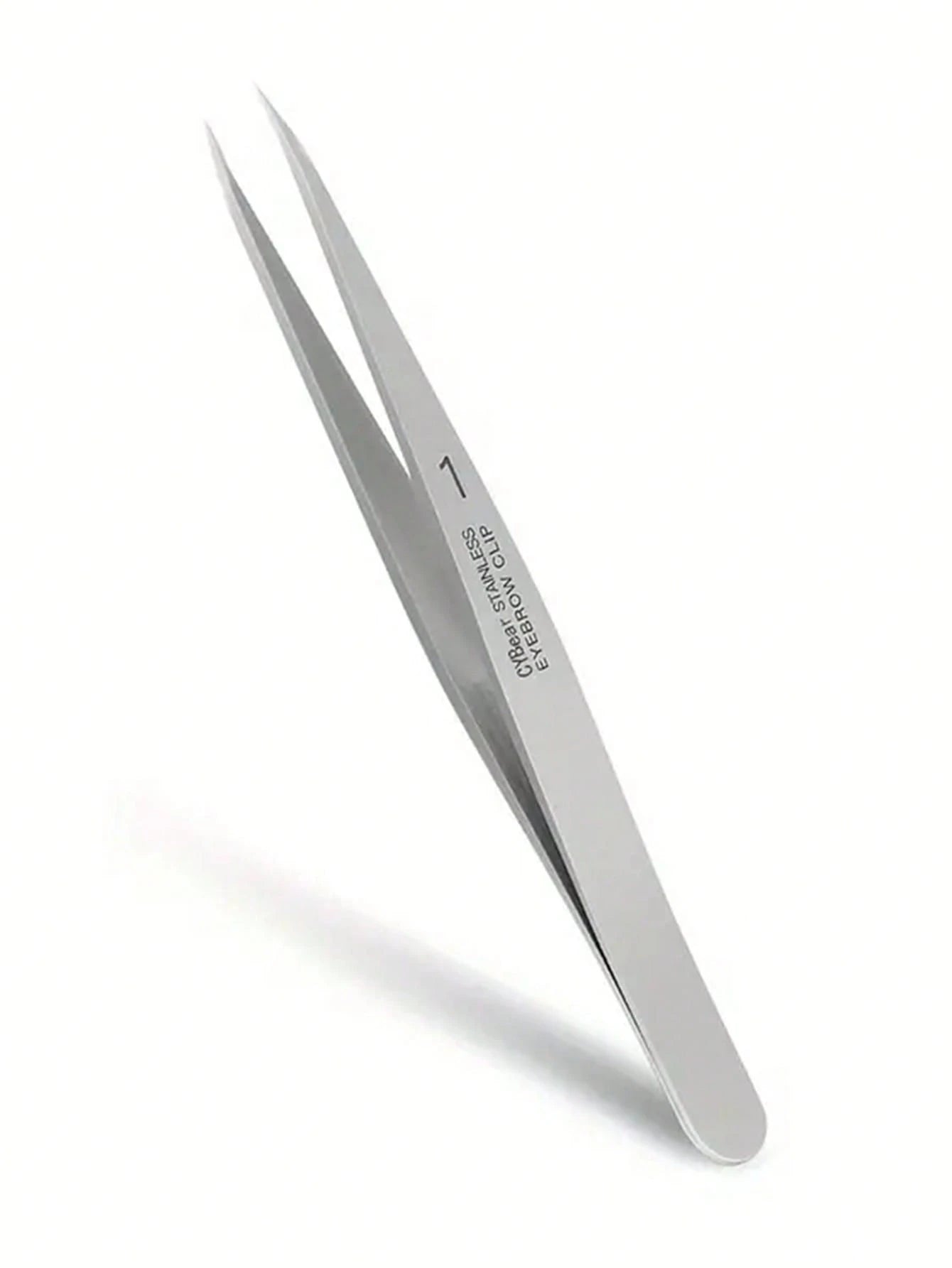 1pc Professional Stainless Steel Precision Tweezers, Suitable For Facial Hair, Splinters, Ingrown Hairs- Odorless, High Accuracy Grip
