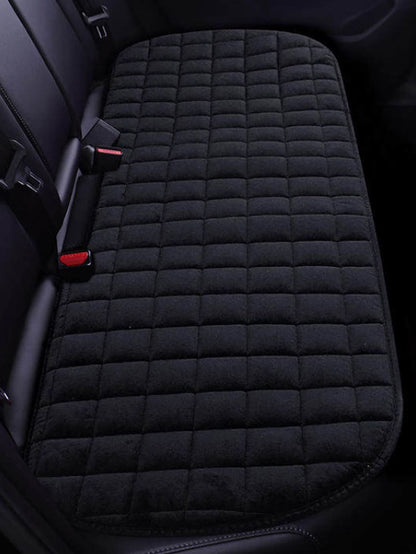 1pc Quilted Car Back Seat Cushion,Car Accessories