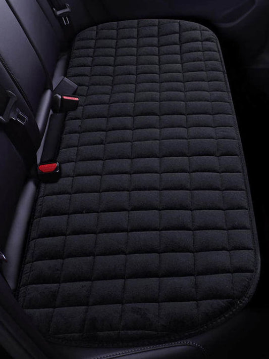 1pc Quilted Car Back Seat Cushion,Car Accessories