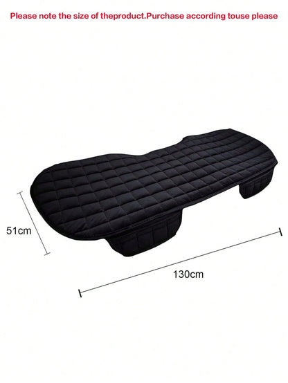 1pc Quilted Car Back Seat Cushion,Car Accessories