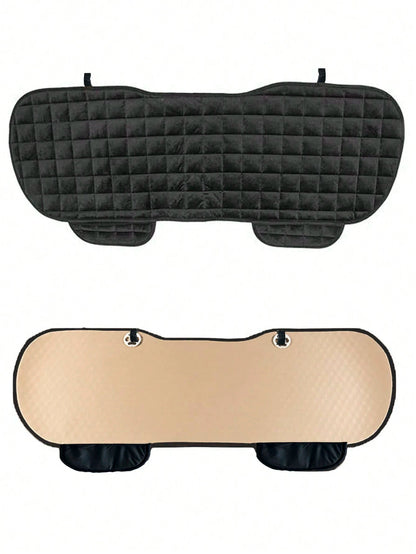 1pc Quilted Car Back Seat Cushion,Car Accessories