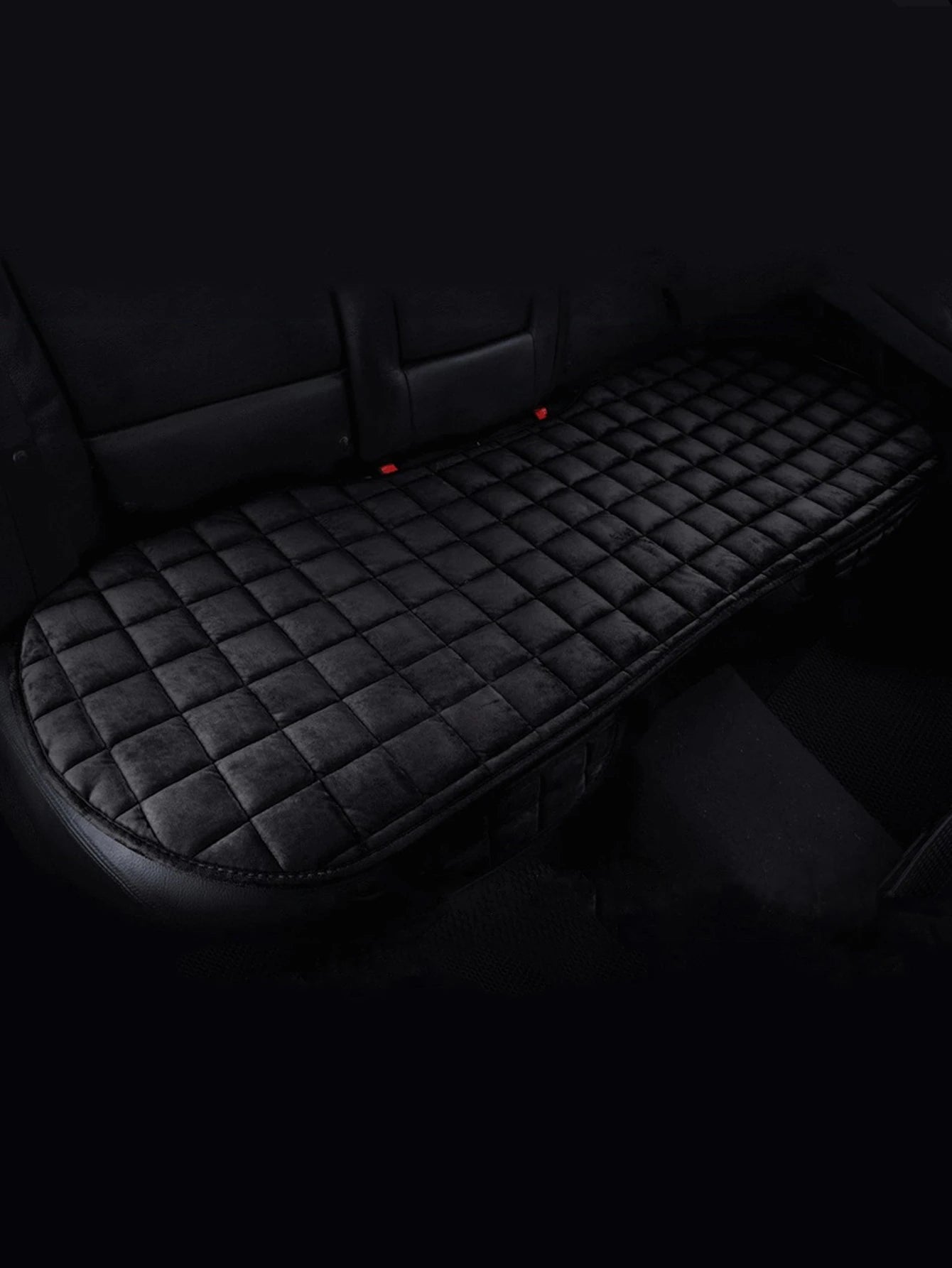 1pc Quilted Car Back Seat Cushion,Car Accessories