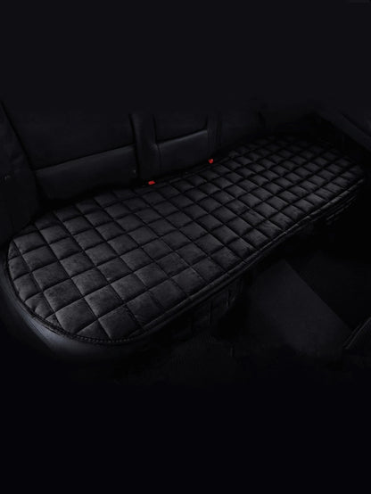 1pc Quilted Car Back Seat Cushion,Car Accessories