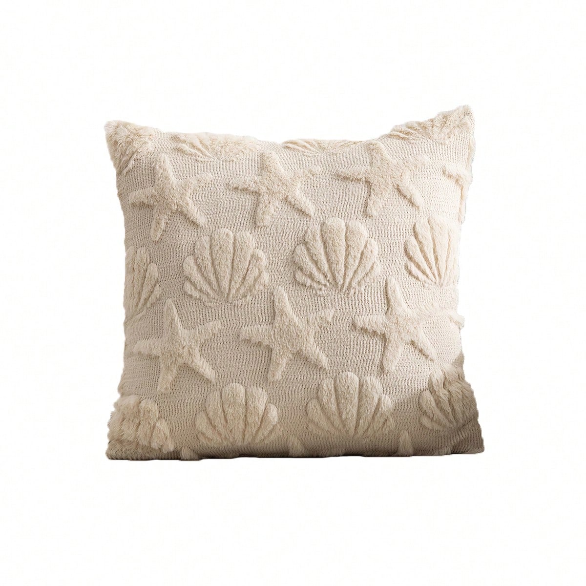 1pc Quilted Floral Plush Pillow Cover, Modern Style, Suitable For Home Decor In Living Room, Bedroom, Sofa, All Season