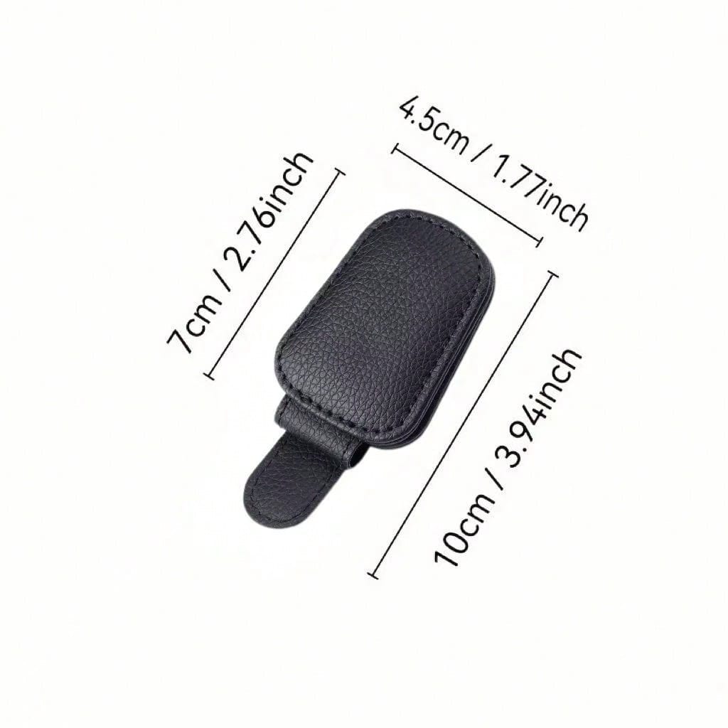 1PC Rhinestone Cross Car Fashion Glasses Holder, Bling Leather Sun Visor Clip, Vintage Hollow Out Eyeglasses Hanger Auto Interior Accessories