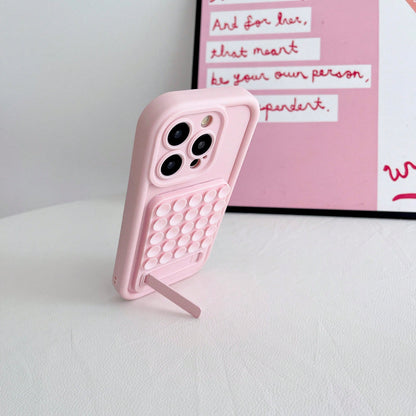 1pc Silicone Suction Cup Phone Holder, Multifunctional Phone Case Suitable For IPhone 16 Pro Max/16/16 Pro/16 Plus/15/15 Pro Max/15 Pro/15 Plus/11/12/13/14 Pro Max/11 Pro/11 Pro Max/12 Pro/12 Pro Max