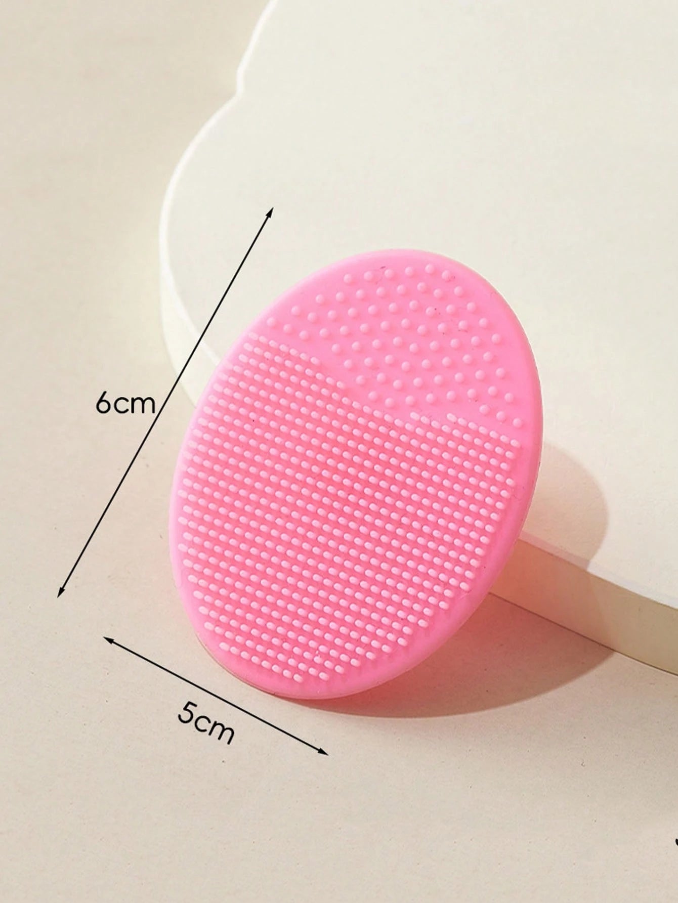 1pc Soft Silicone Baby Bath Brush- Gentle Soothing Skin Massage Brush- Ideal Bathing Essential For Moms, Designed Not To Hurt Nails