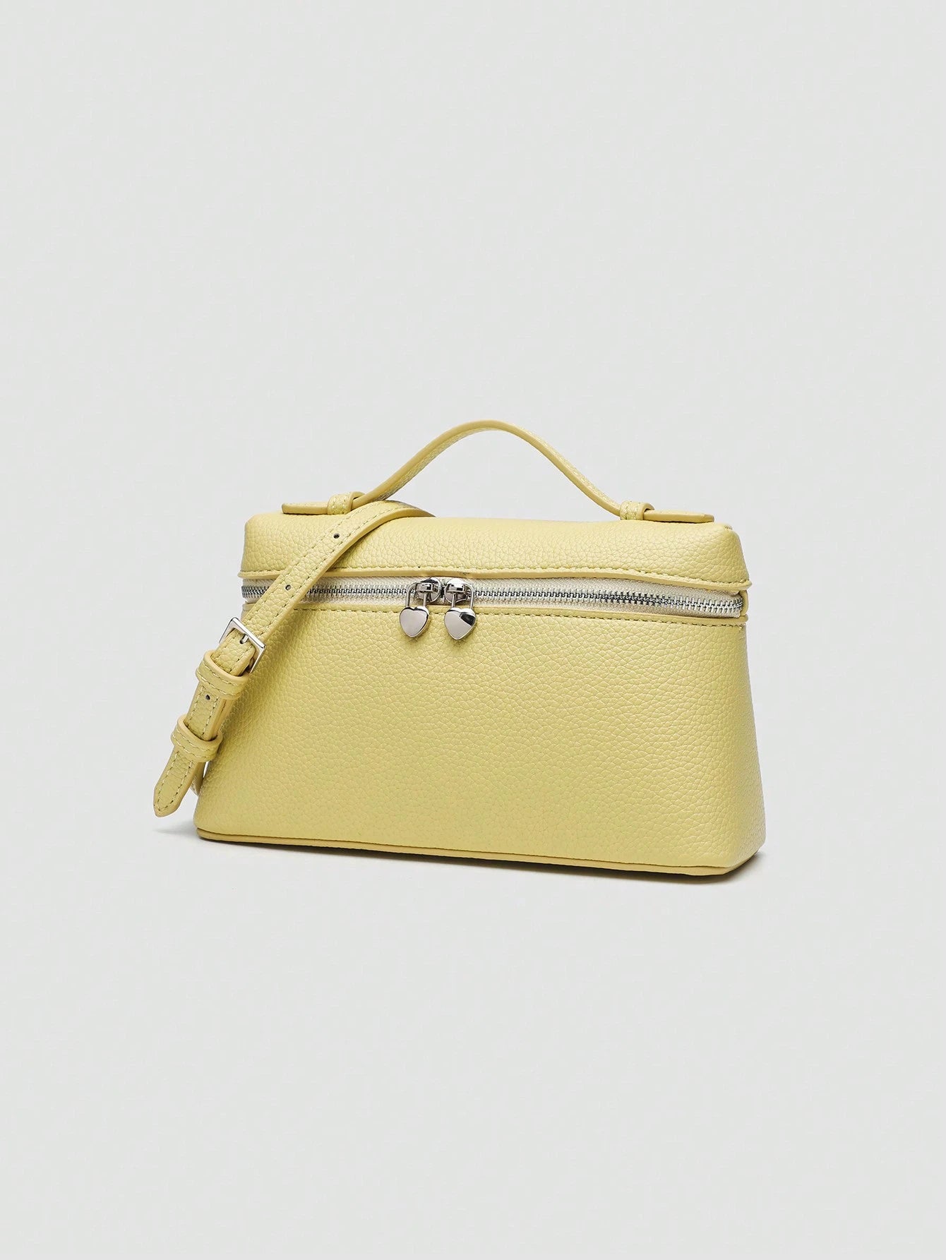 1pc Solid Color Litchi Grain PU Square Crossbody Bag, Small Purse For Women, Suitable For Everyday Fashion Matching Outfits
