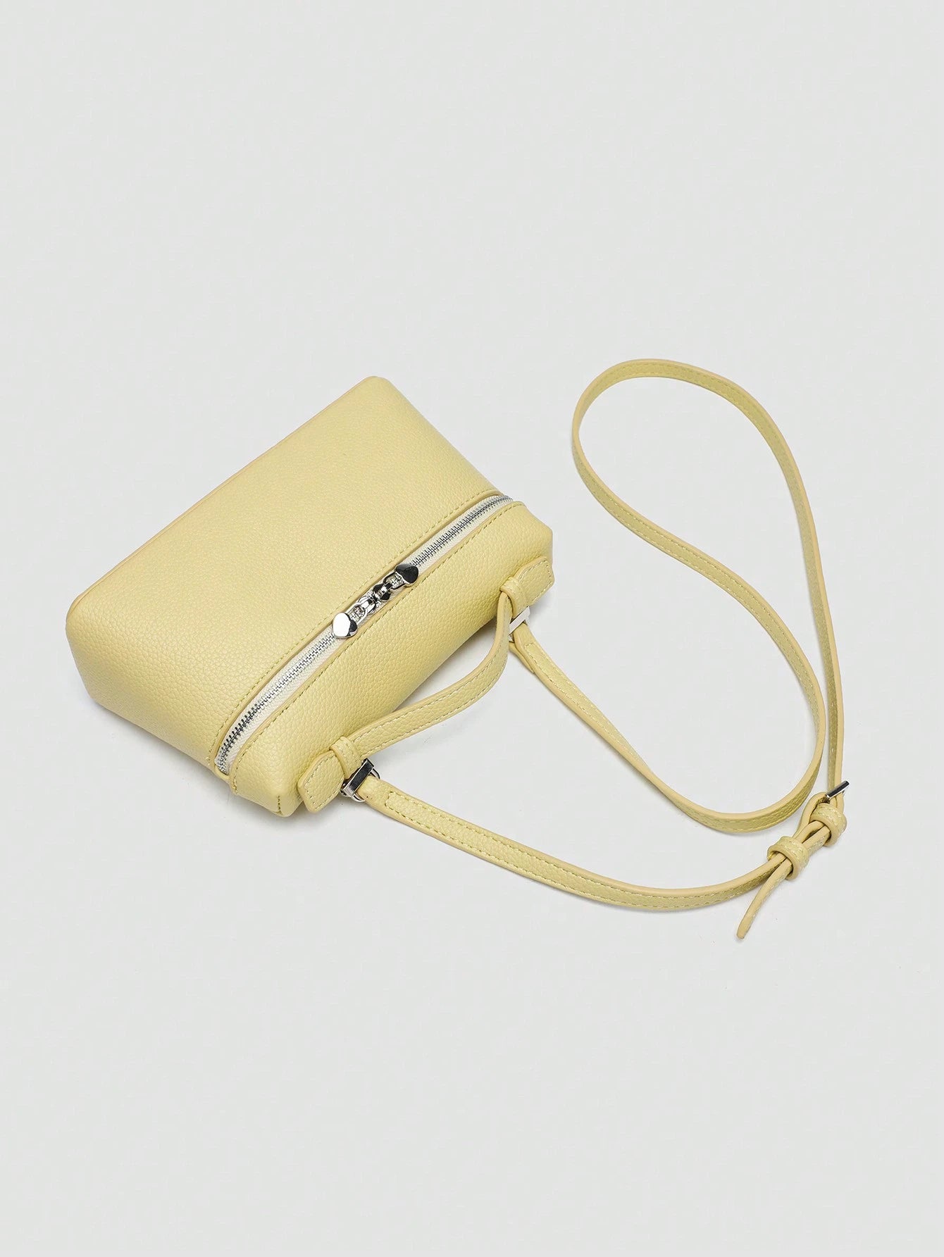 1pc Solid Color Litchi Grain PU Square Crossbody Bag, Small Purse For Women, Suitable For Everyday Fashion Matching Outfits