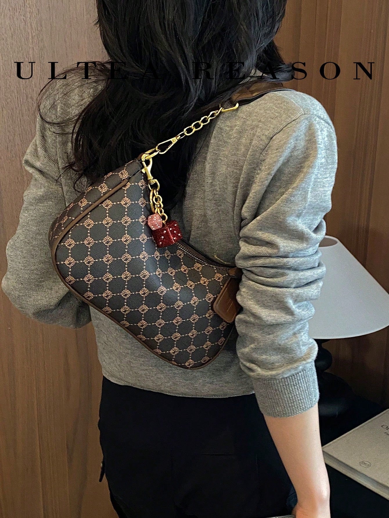 1pc Solid Color PU Leather New Women's Backpack, One Shoulder Bag, Crossbody Bag, Fashion Crescent-Shaped Handbag, Suitable For Commuting, Shopping, Dating