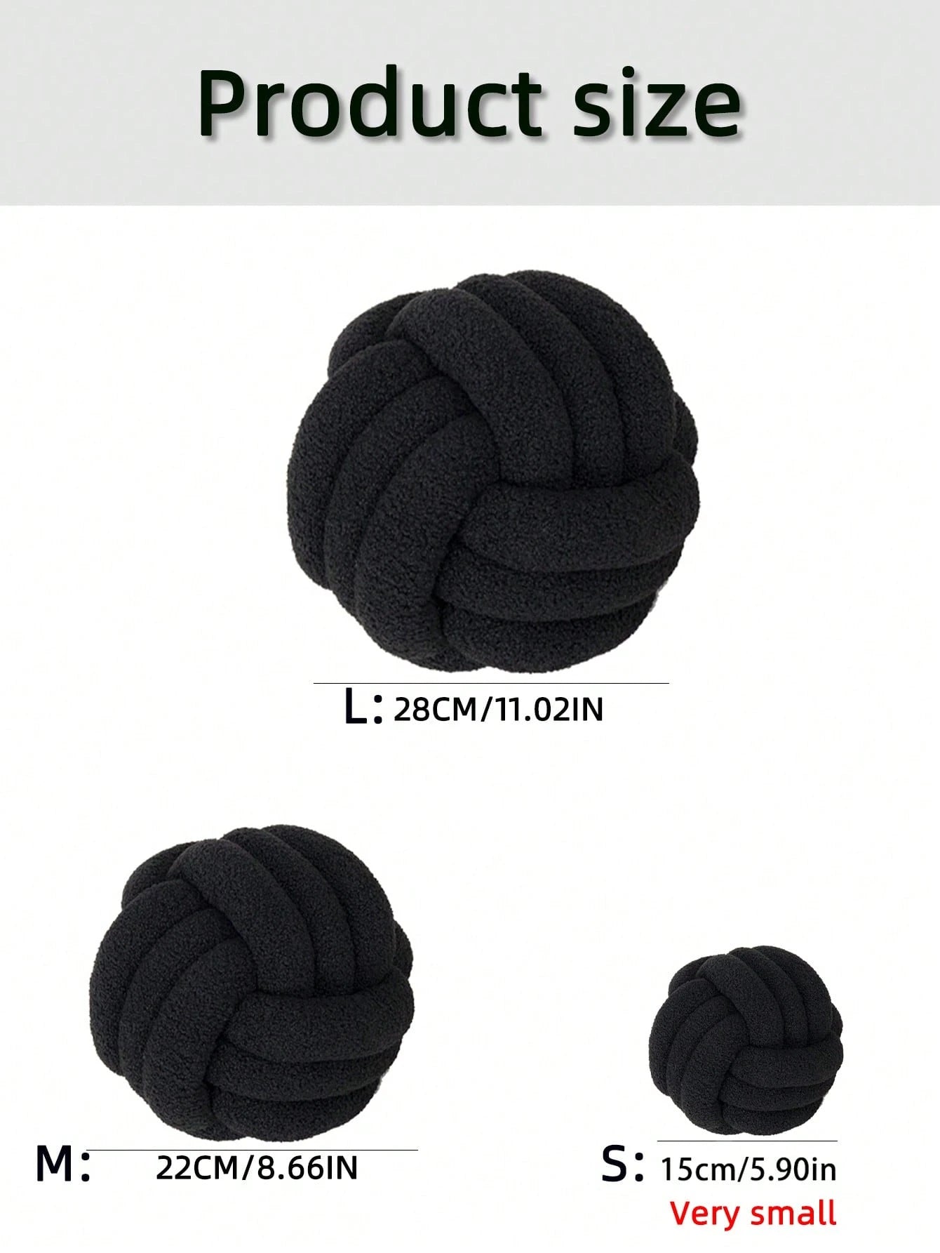 1pc Solid Color Versatile 3-Strand Hand-Woven Ball, Decorative Pillow, Sofa Coffee Table Decor Ornament, Bedroom Bedside Decorative Pillow, Caramel
