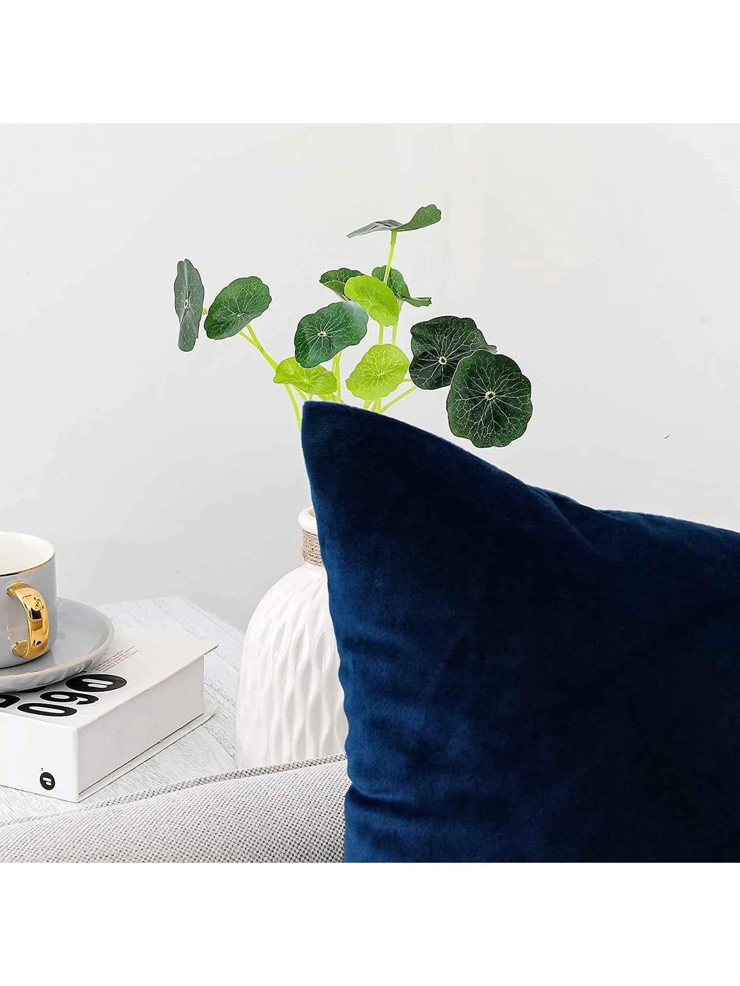 1pc Solid Cushion Cover Without Filler