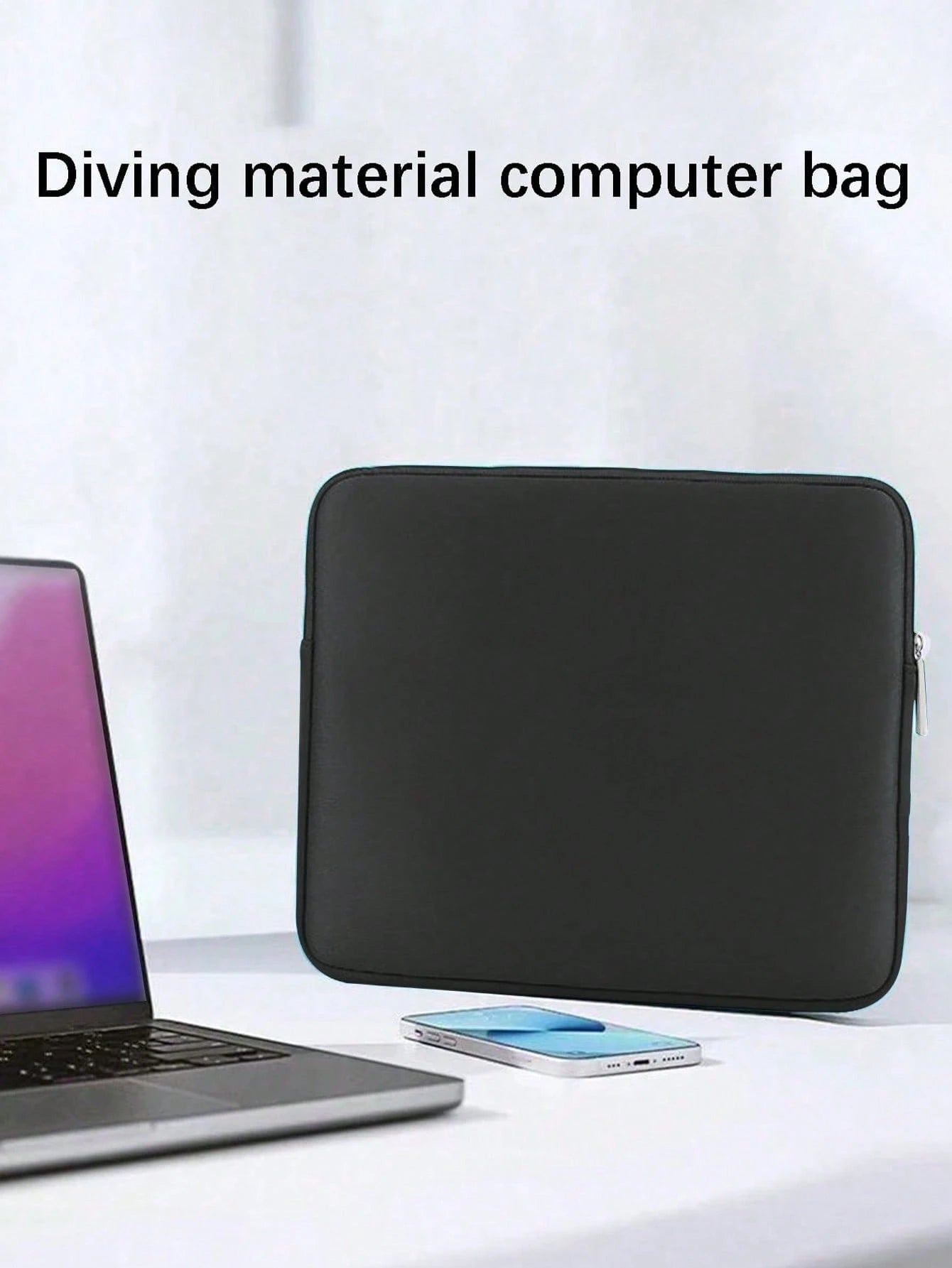 1pc Stylish Simple Laptop Sleeve Bag, Fits 11"/13"/14"/15" Notebooks, Tablets, Minimalist Inner Sleeve