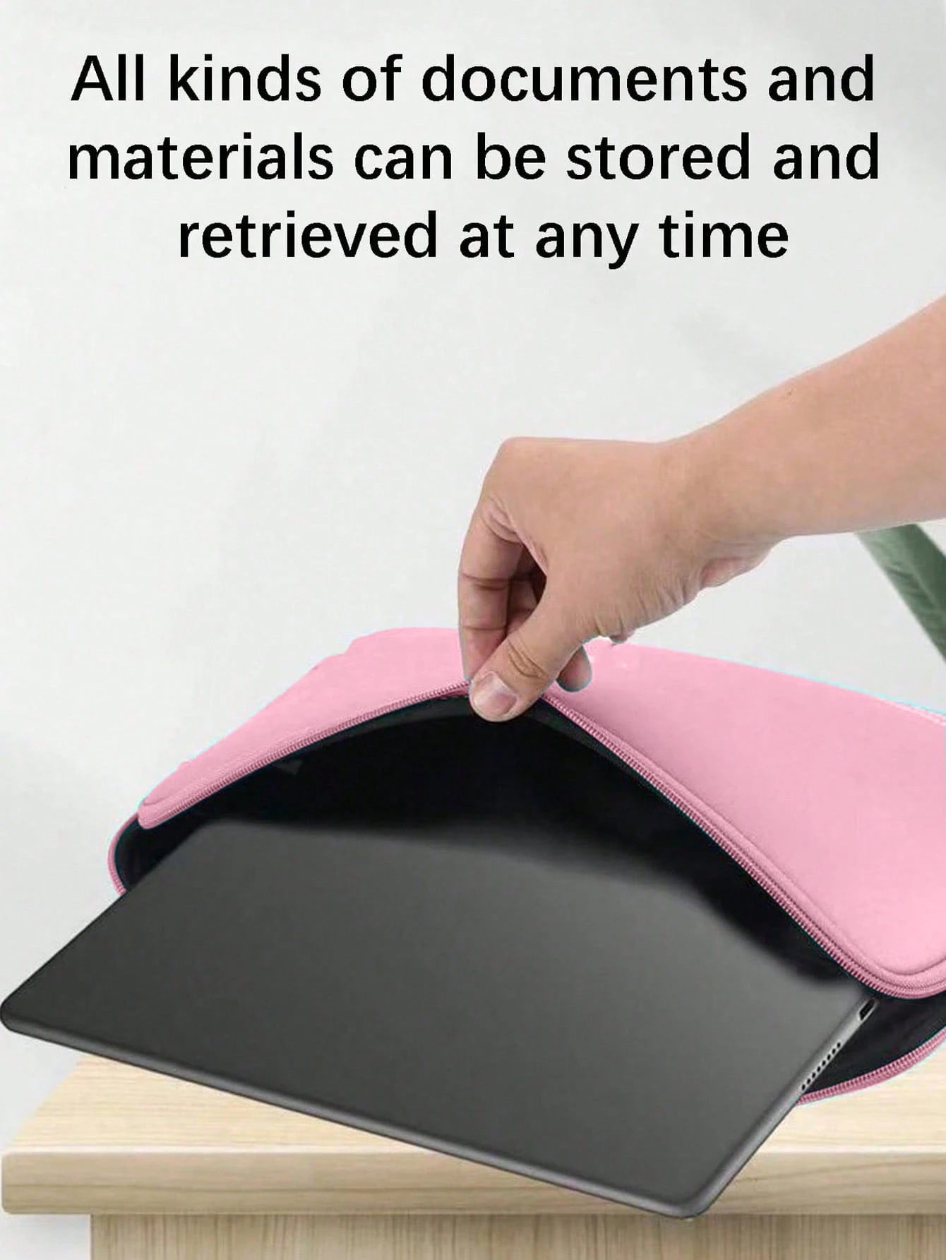 1pc Stylish Simple Laptop Sleeve Bag, Fits 11"/13"/14"/15" Notebooks, Tablets, Minimalist Inner Sleeve
