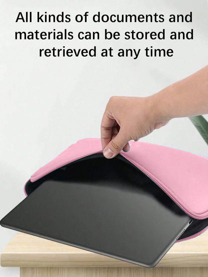 1pc Stylish Simple Laptop Sleeve Bag, Fits 11"/13"/14"/15" Notebooks, Tablets, Minimalist Inner Sleeve