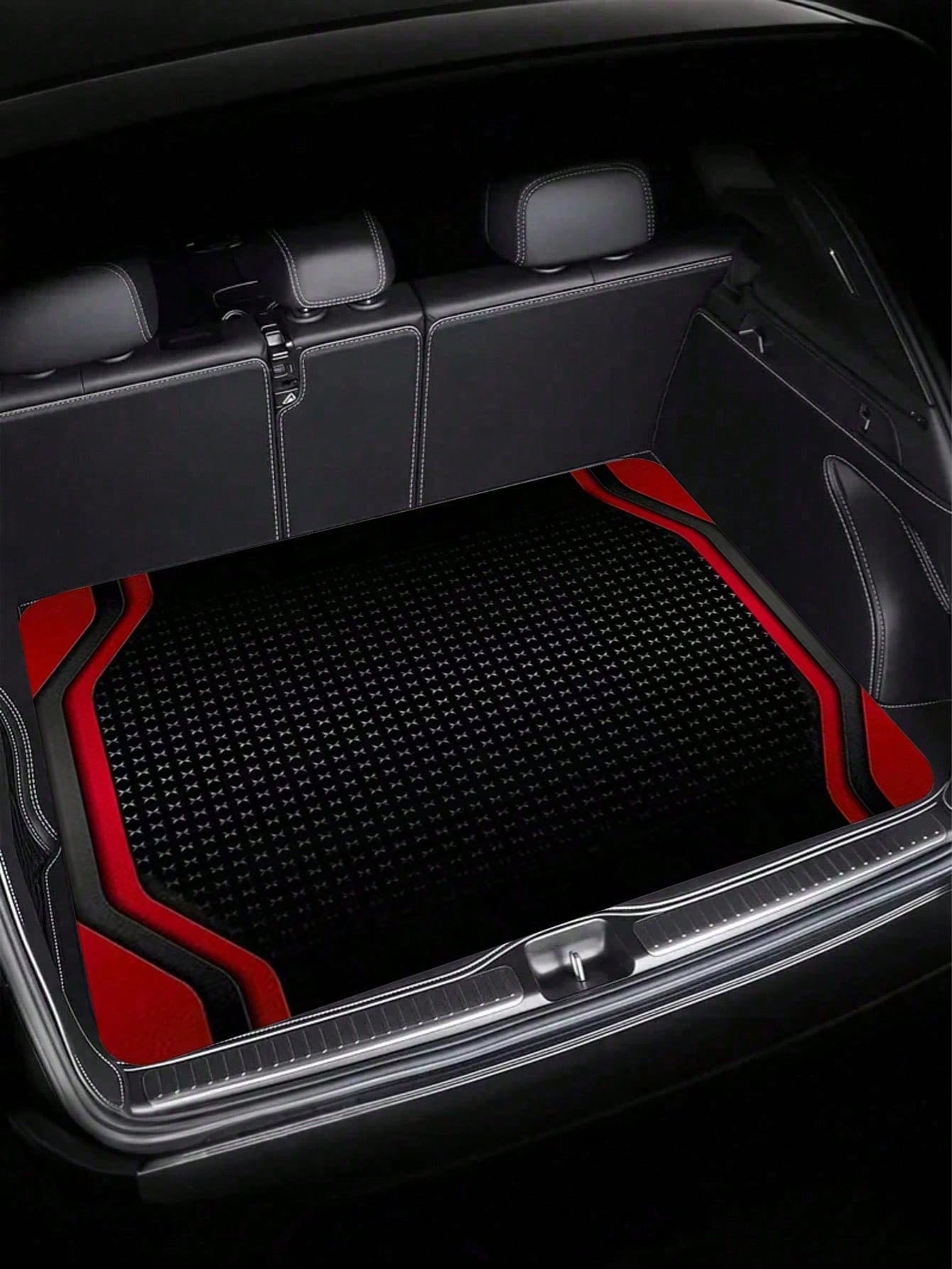 1PC Universal Adjustable Car Trunk Mat, Durable Dust-Proof, Easy To Clean Cargo Liner, Waterproof Anti-Slip For SUV Truck Van Pet Travel Luggage Storage