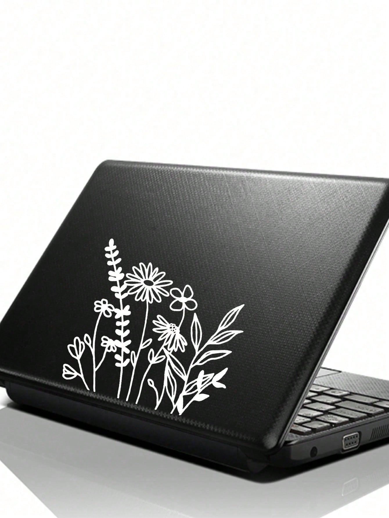 1pc Wild Flowers Stickers For Window Back Laptop Luggage Tuning Auto Accessories Car Sticker Decal For Women
