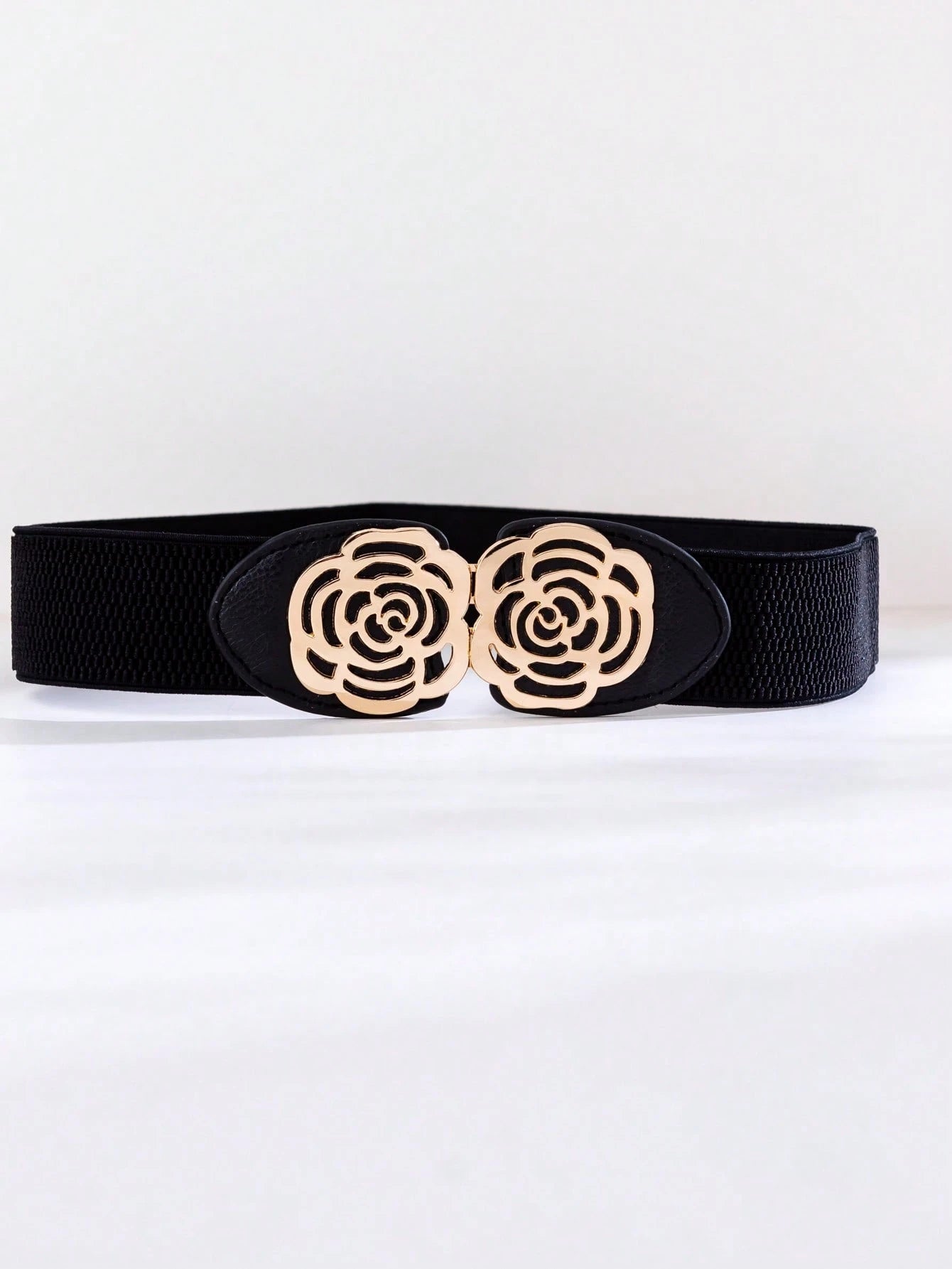 1pc Women's Hollow Carved Decorative Belt Waist Cincher, Artificial PU, Suitable For Party, Daily Wear, Vintage Halloween Corset, Summer, Autumn, Autumn, Halloween