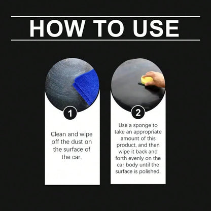 1PCS Ceramic Wax Cream For Cars,Advanced Car Coating & Polishing Wax,Strong Protection & Long-Lasting Shine,Waterless Ceramic Wax, For All Paint Strong Protection Car Coating Polishing Wax,Uto Car Scr
