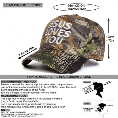 1Piece Men Letter Embroidered Camouflage Five-Panel Baseball Hat Outdoor Adjustable Sunscreen Leisure Hat Spring Autumn Travel Tourism Beach Vacation