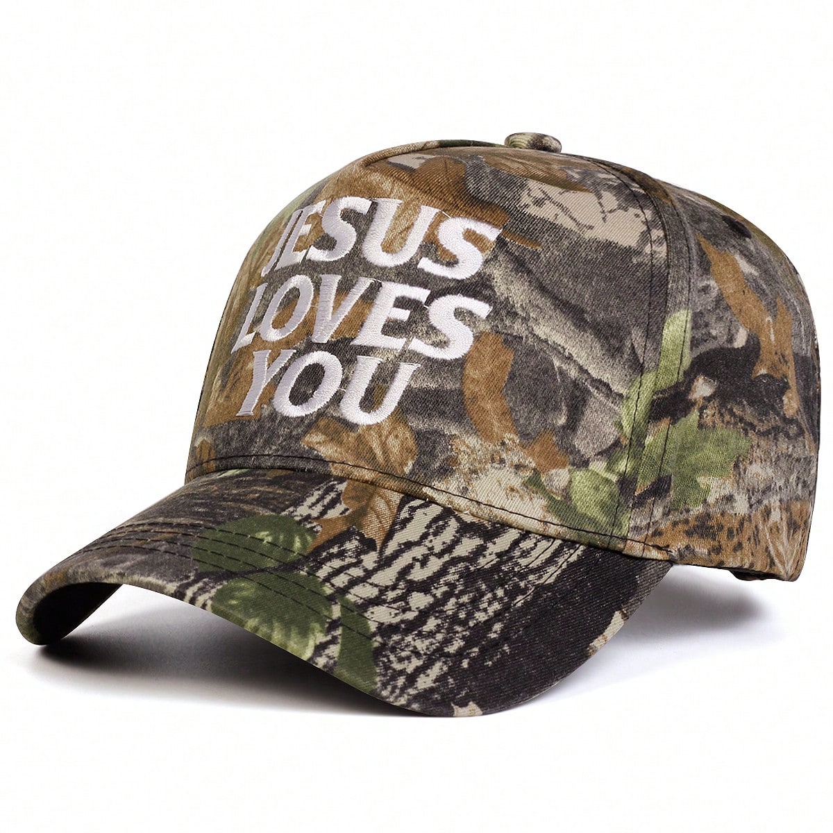 1Piece Men Letter Embroidered Camouflage Five-Panel Baseball Hat Outdoor Adjustable Sunscreen Leisure Hat Spring Autumn Travel Tourism Beach Vacation
