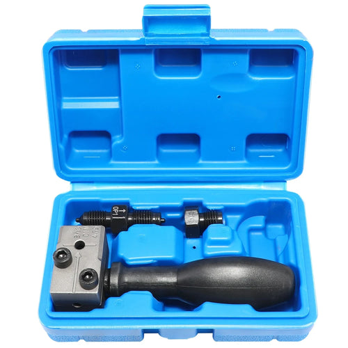 1set Brake Line Flaring Tool Set, 3/16" SAE Double Flare, Uncharged Manual Operation, Compatible With Various Models, Car Repair Flaring Tools Kit With Case, Heavy-Duty Design For Reliable Performance
