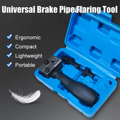1set Brake Line Flaring Tool Set, 3/16" SAE Double Flare, Uncharged Manual Operation, Compatible With Various Models, Car Repair Flaring Tools Kit With Case, Heavy-Duty Design For Reliable Performance