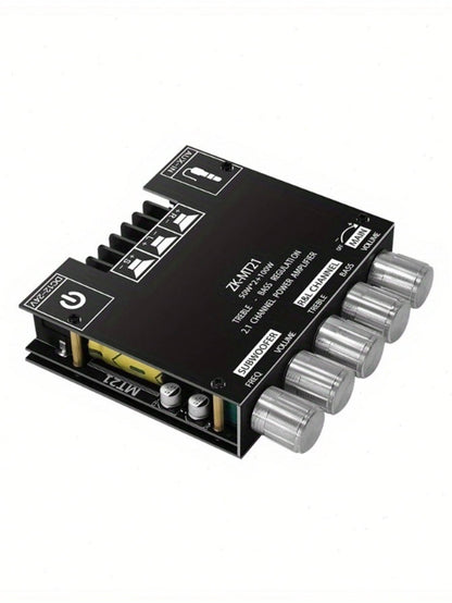 2.1 Channel Audio Power Amplifier Board, 50W*2+100W, With Treble And Bass Control, Suitable For DIY Speakers And Home Theater Systems