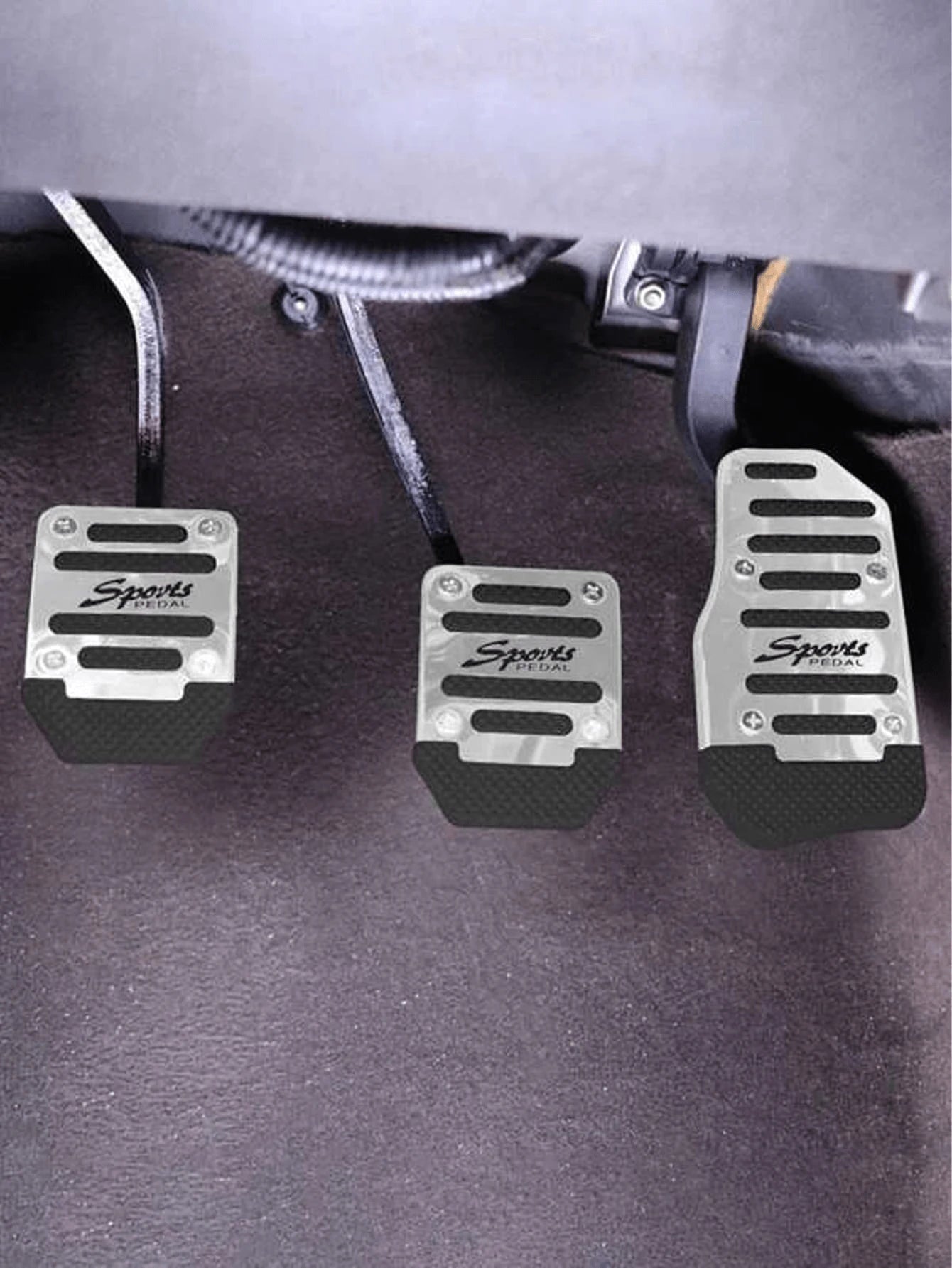 2/3pcs Car Brake Accelerator Pedal, Anti-Slip Car Pedal Covers, Manual/Automatic Transmission Brake Accelerator Pedal, Car Accessories
