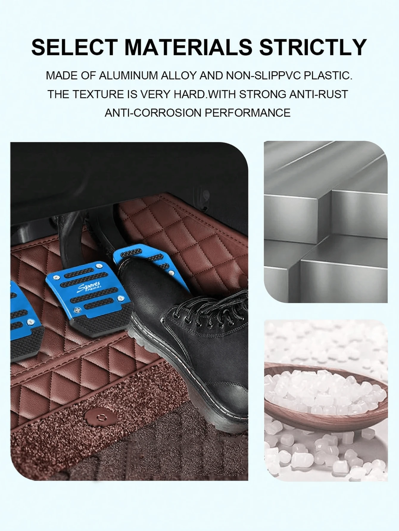2/3pcs Car Brake Accelerator Pedal, Anti-Slip Car Pedal Covers, Manual/Automatic Transmission Brake Accelerator Pedal, Car Accessories