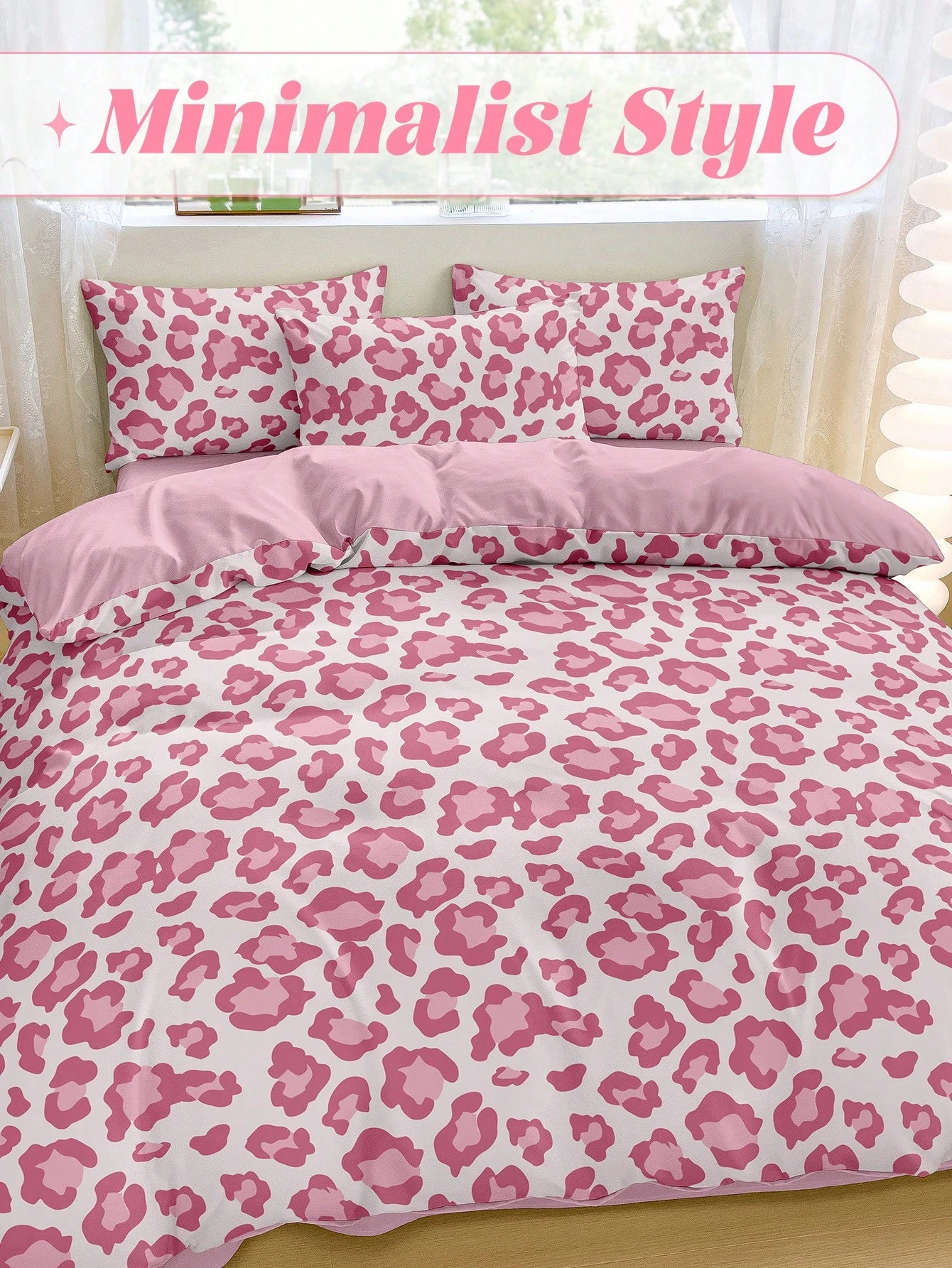2/3pcs Leopard Print Duvet Cover Set, Dorm Bedding, Cozy Room Decor, Skin-Friendly Breathable, Ultra Soft Anti-Pilling, No Duvet Insert, Suitable For Single/Double/Queen/King Bed, All Season, Machine