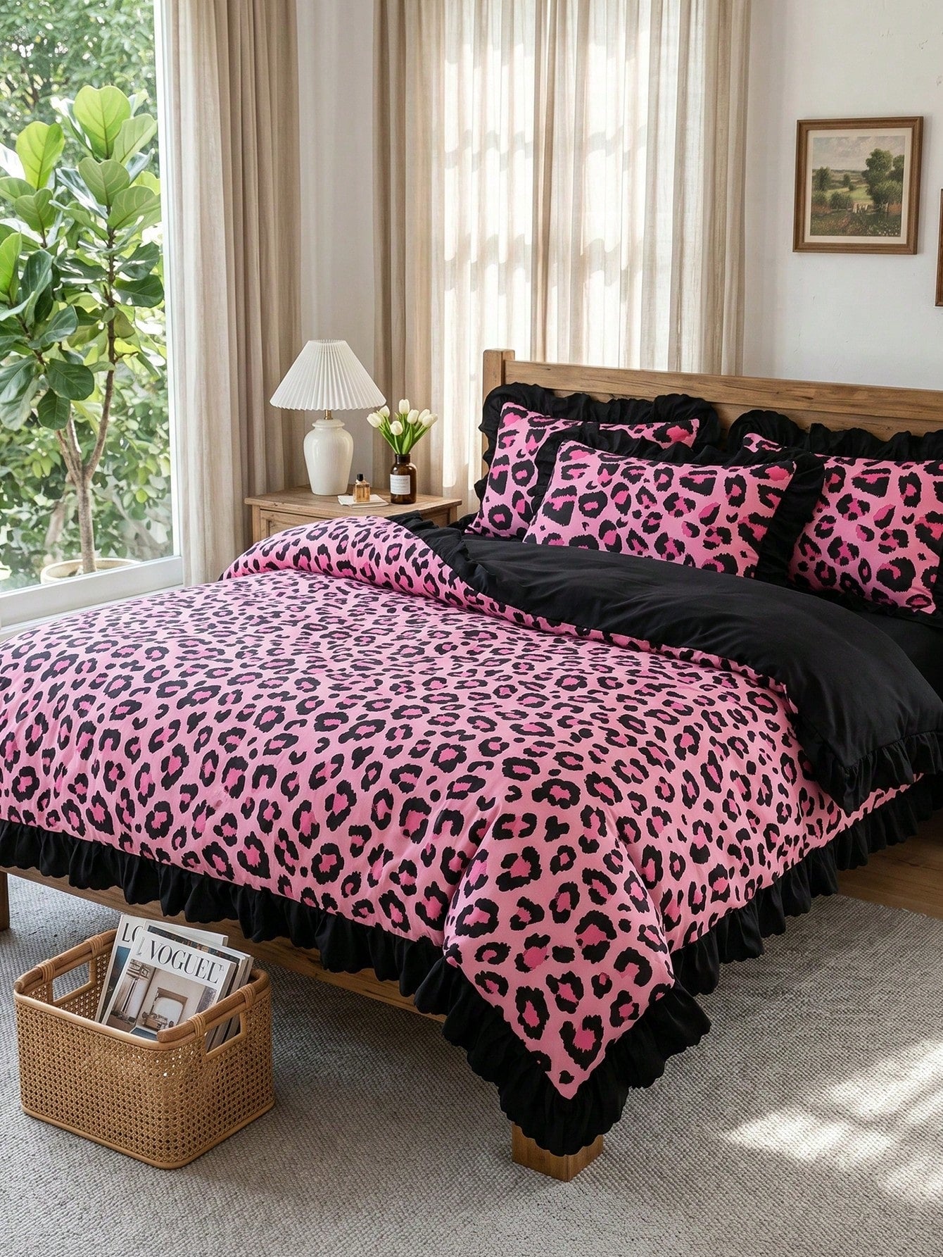 2/3pcs Ruffle Duvet Cover Set, Dorm Bedding, Cozy Room Decor, Skin-Friendly Breathable, Super Soft Anti-Pilling, No Duvet Insert Included, Suitable For Twin/Full/Queen/King Bed, All Season, Machine Wa