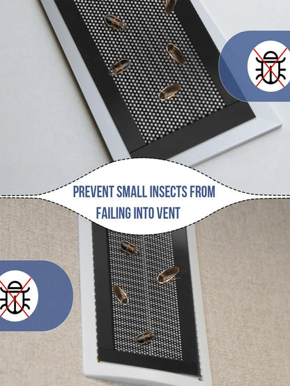 2/4/8pcs PVC Floor Vent Magnetic Vent Covers, Magnetic Exhaust Mesh Covers, Home HVAC Vent Anti-Insect Mesh, Wall/Ceiling/Floor Vent Filters, Durable And Stylish Ventilation Solutions, Modern Ventilat