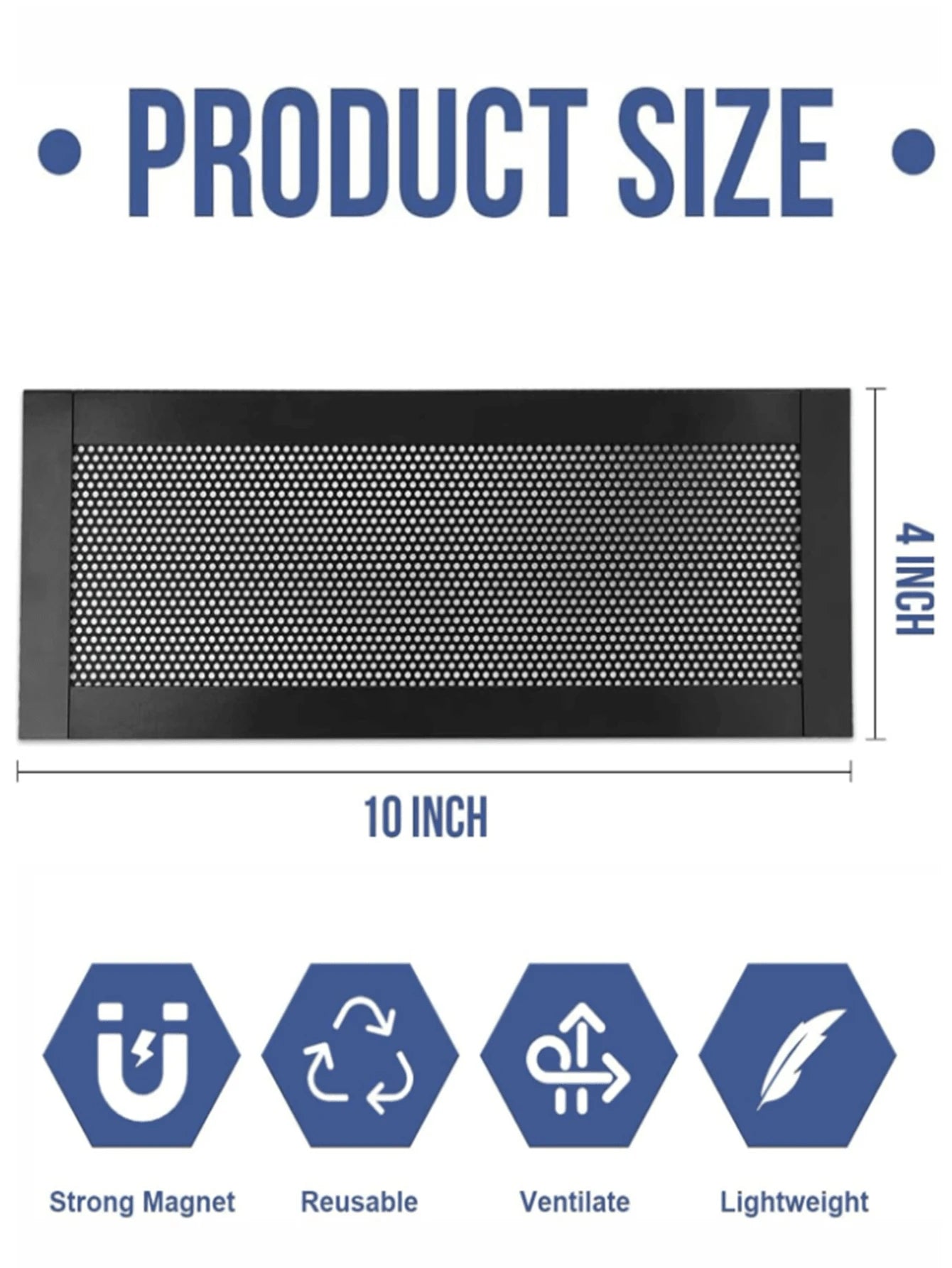 2/4/8pcs PVC Floor Vent Magnetic Vent Covers, Magnetic Exhaust Mesh Covers, Home HVAC Vent Anti-Insect Mesh, Wall/Ceiling/Floor Vent Filters, Durable And Stylish Ventilation Solutions, Modern Ventilat