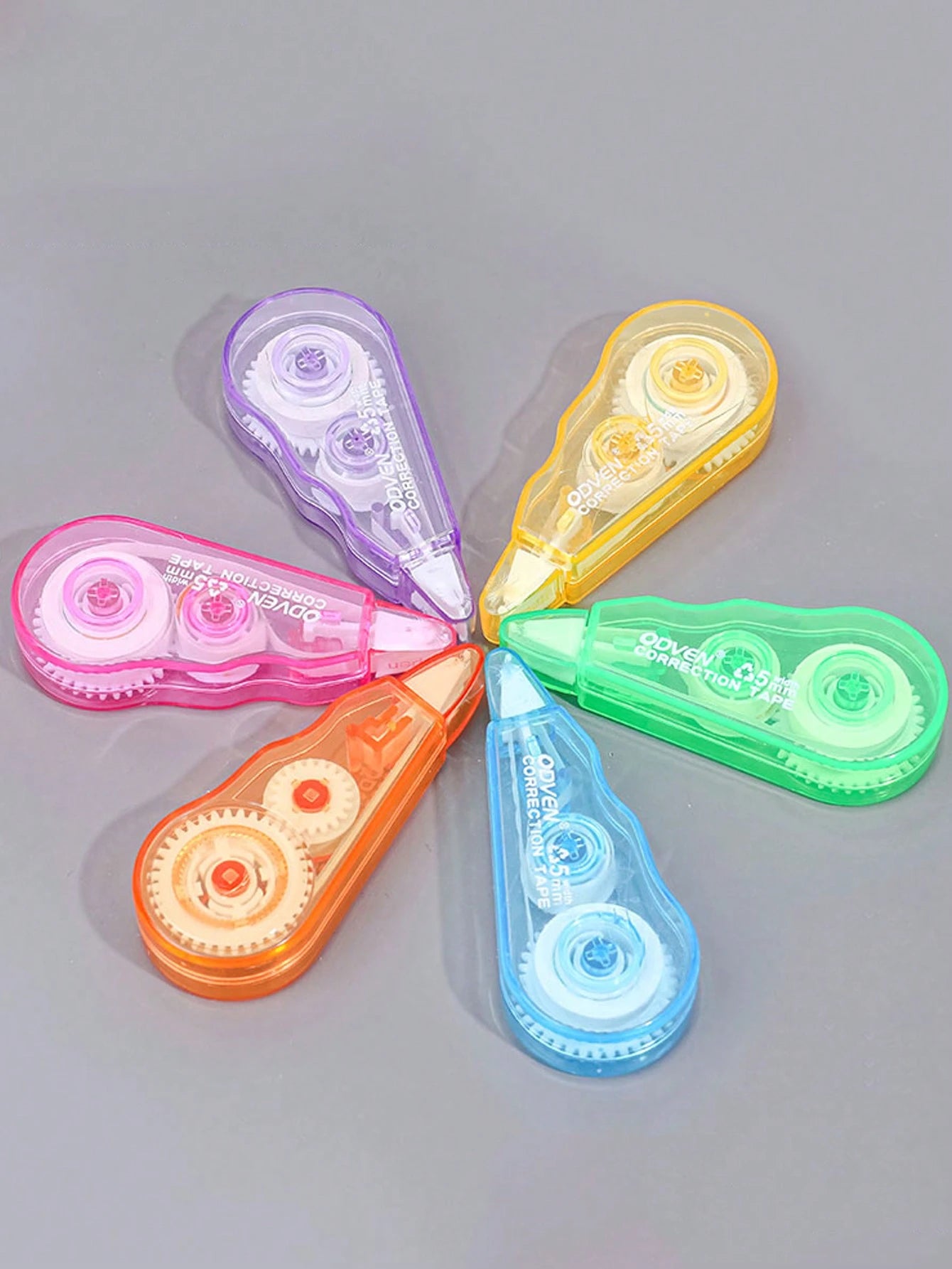 2/6pcs Mixed Color Correction Tape, Back To School
