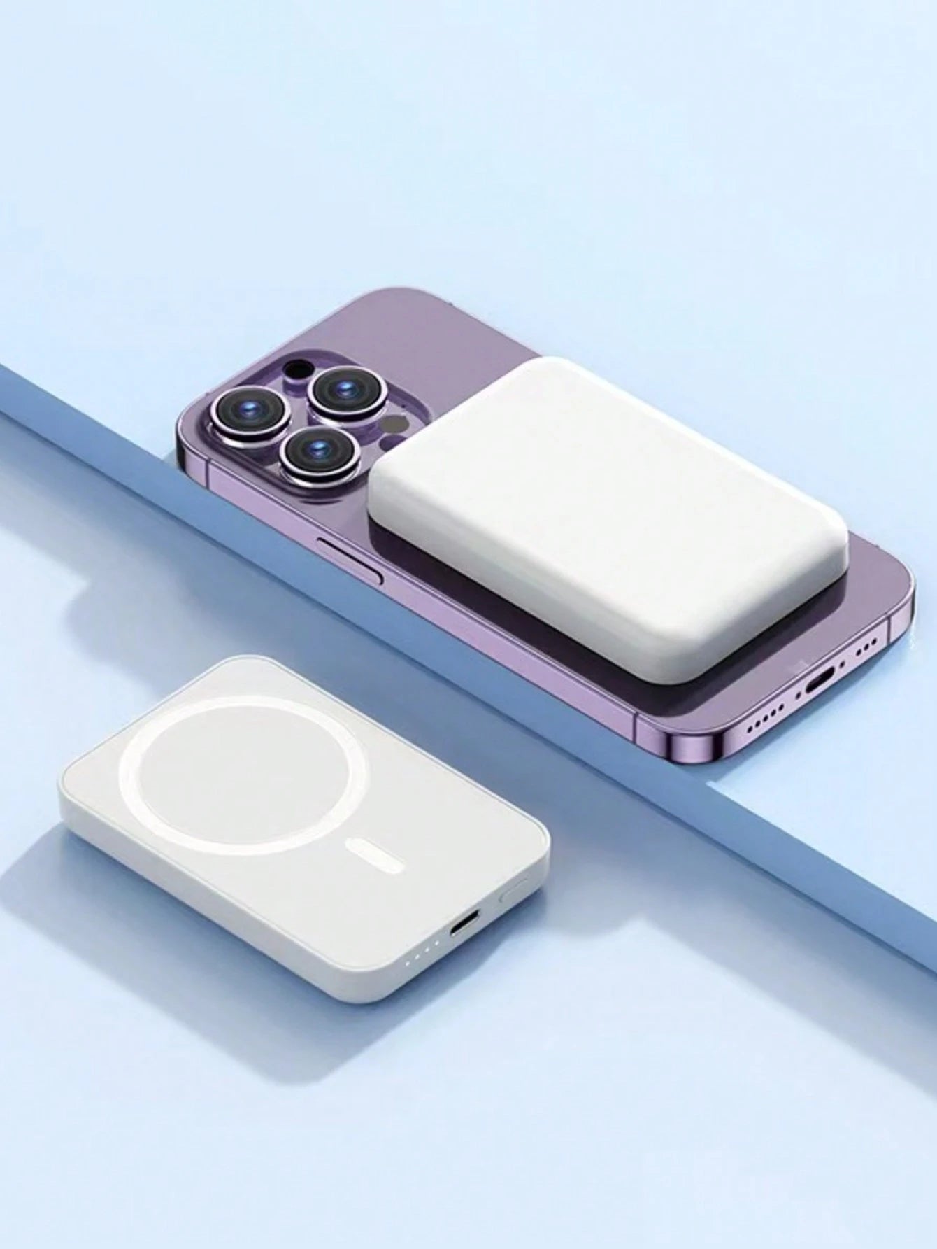 2025 Version Wireless Portable Charger, Mini 5,000MA And Power Bank Compatible With Magnetic Safety Battery Pack PD 20ww/Type-C Data Cable, Suitable For IPhone 16/15/14/13/12Series, Universal Android