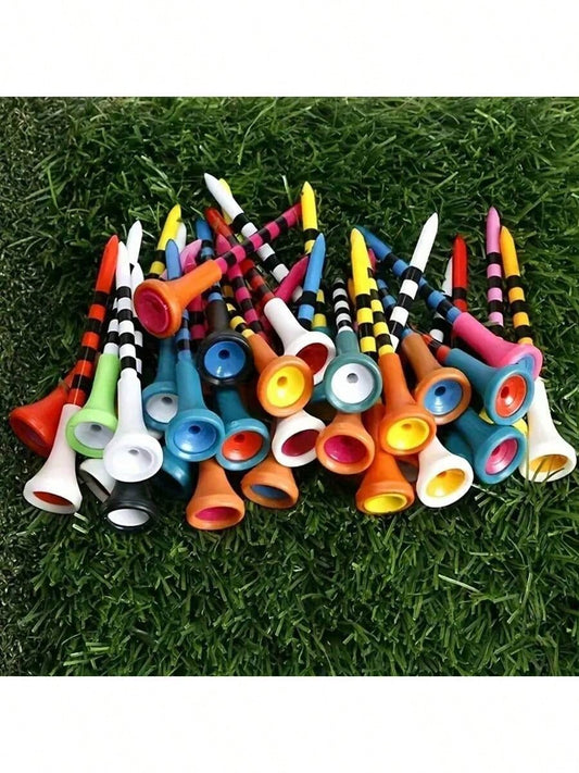 20pcs Reusable Plastic Golf Ball Holders, Portable And Durable, Ideal For Easily Placing Golf Balls And Improving Hitting Accuracy, Easy To Grip, Professional Golf Club Spikes