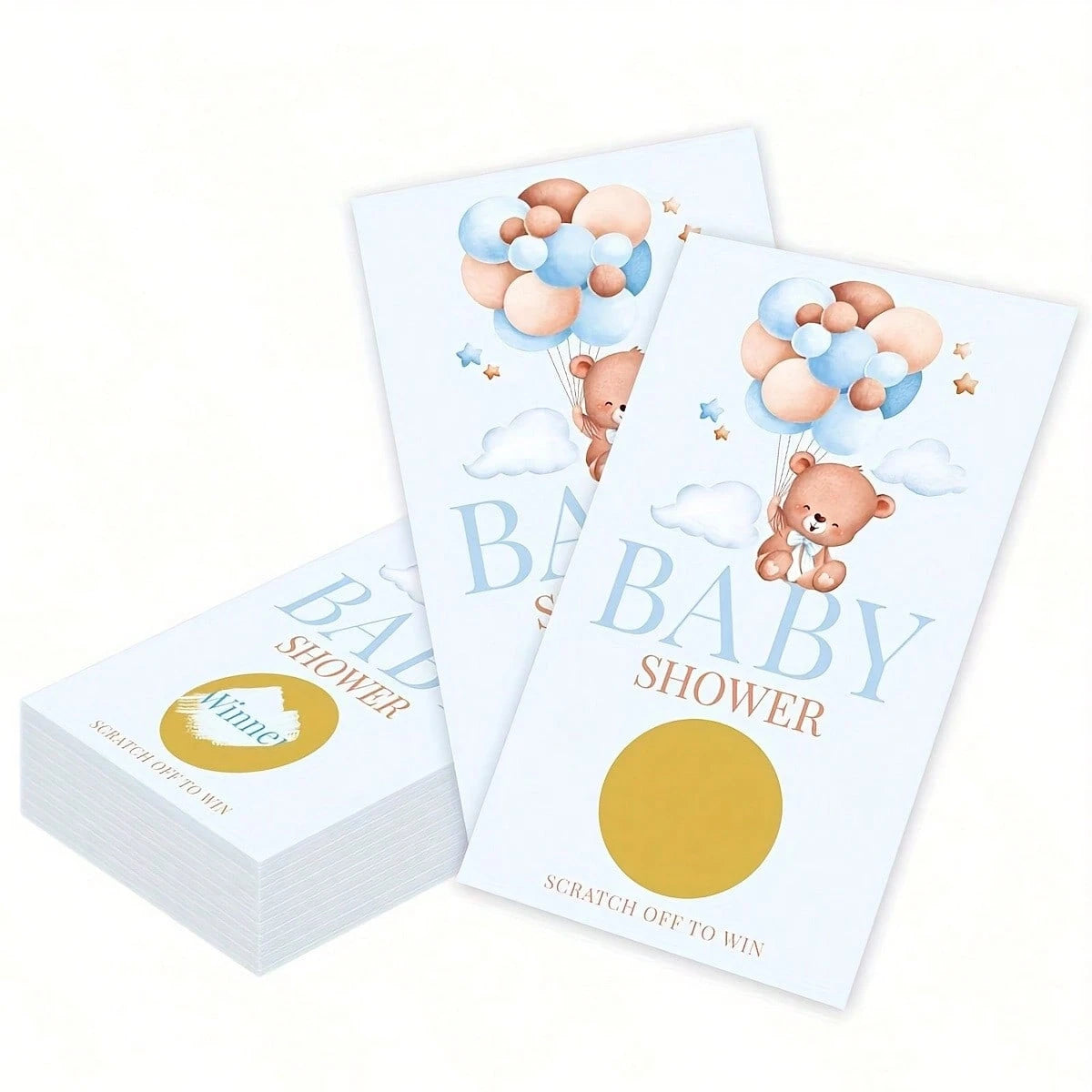 24/33/40pcs Adult Baby Shower Bingo Card Game, Baby Shower Party Supplies, Party Favors, Gender Reveal Party Decorations, 24-Player Bingo Game, Baby Shower Pacifier