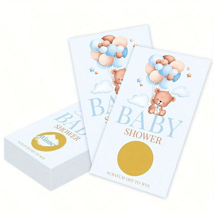 24/33/40pcs Adult Baby Shower Bingo Card Game, Baby Shower Party Supplies, Party Favors, Gender Reveal Party Decorations, 24-Player Bingo Game, Baby Shower Pacifier