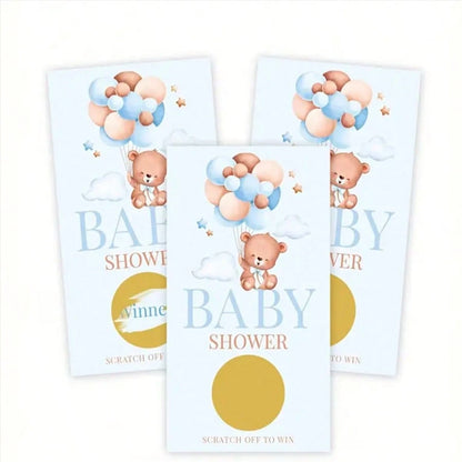 24/33/40pcs Adult Baby Shower Bingo Card Game, Baby Shower Party Supplies, Party Favors, Gender Reveal Party Decorations, 24-Player Bingo Game, Baby Shower Pacifier