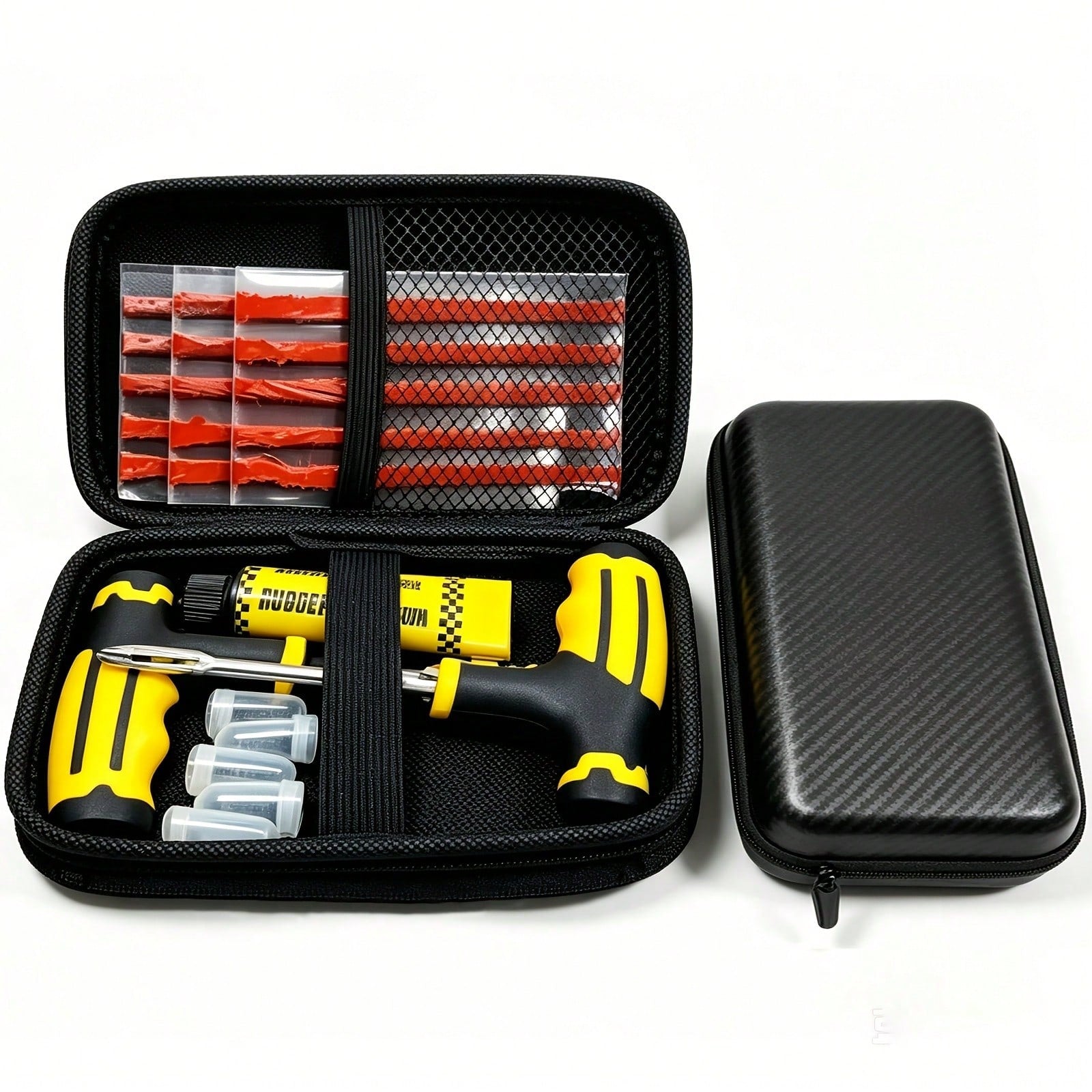 24 Pieces Of Professional Tire Repair Tools, Motorcycle Electric Vehicle ATV Universal Tire Burst Emergency Repair Rubber Strip Set